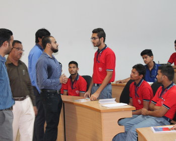 Faculty members of Petroleum Engineering conducting school connect program