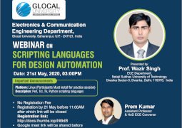 Scripting Languages for Design Automation Webinar by ECE Department