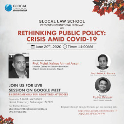 Glocal University organized an international webinar