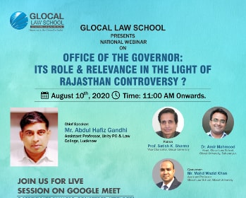 Glocal Law School Presents National Webinar